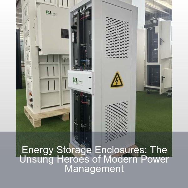 Energy Storage Enclosures: The Unsung Heroes of Modern Power Management